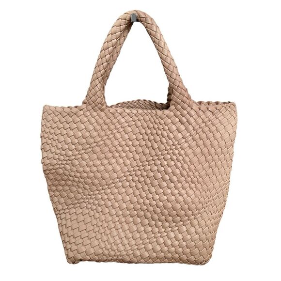 Hathaway Woven Tote Bag Warm Taupe - Picture 9 of 9